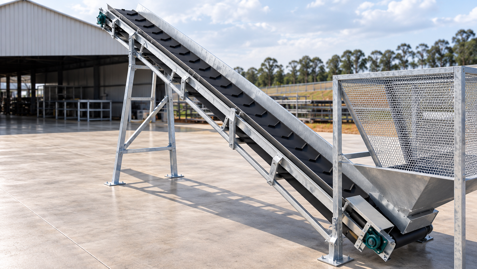 Esteira transportadora ECOBR para movimentação de materiais